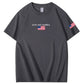 Jesus And America Pattern Print T-Shirt