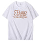 Hard Fought Hallelujah Print Crew Neck T-Shirt
