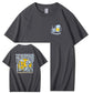 Fatherhood Skull And Beer Pattern Print Cotton T-Shirt
