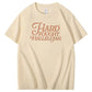 Hard Fought Hallelujah Print Crew Neck T-Shirt