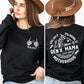 Double-Sided Gen X MAMA T-Shirt, Born in the 70s Shirt, Generation X Skull Sweatshirt for Birthday Gift