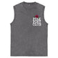 I'm Gonna Keep On Dacing Print Washed Cotton Sleeveless Tank Tops