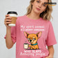 Urbntees My Spirit Animal Grumpy Chihuahua Slaps Annoying People Organic Cotton Unisex T-Shirt