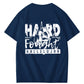 Hard Fonght Hallelujah Jesus Christian Faith Art Pattern Print T-Shirt