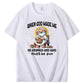 When God Made Me He Grinned And Said This'll  Be Fun Jesus Making Ceramics Pattern  Print 100%Cotton T-Shirt