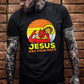 Jesus Has Your Back  Pattern Print 100%Cotton T-Shirt