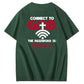 Connect To God The Password is Pattern  Print 100%Cotton T-Shirt