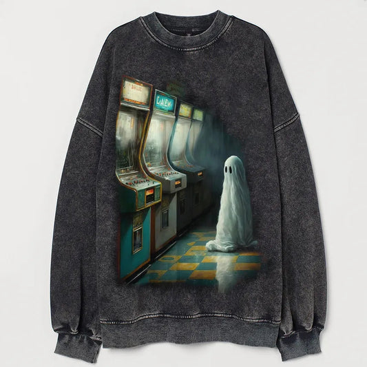 Halloween Lonely Ghost Sweatshirt