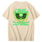 My Give A Fuck  Is Broken Pattern Print 100%Cotton T-Shirt
