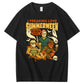 I Freaking Love Summerween Funny Pattern  Print 100%Cotton T-Shirt