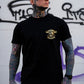 LUCKY THIRTEEN Skull Black Print T-shirt