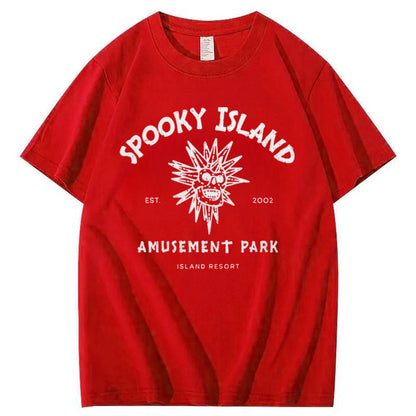 Spooky Island Halloween 100% Cotton T-Shirt