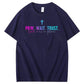 God Has A Plane Pattern  Print 100%Cotton T-Shirt