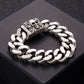Coutureaura Skull Clasp Cuban Bracelet