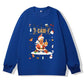Christmas Middle Finger F-Caw-F Chicken Sweatshirt
