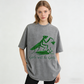 Urbntees Girls Will Be Girls Praying Mantis Vintage Washed Organic Cotton Unisex T-Shirt