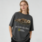 Urbntees Go With The Flow Otters National Geographic Style Organic Cotton Unisex T-Shirt