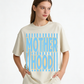 Urbntees Motherhood Bold Striped Retro Organic Cotton Unisex T-Shirt