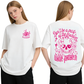 Urbntees Don't Be Part of the Problem Be the Whole Problem Skull Neon Organic Cotton Unisex T-Shirt
