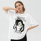 Urbntees If They Talk Behind Your Back Fart Cowboy Wolf Funny Graphic Pure Cotton T-Shirt