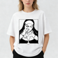 Urbntees Rebel Nun Smoking Cigar Sarcastic Graphic Pure Cotton Tee