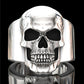 Gothic Skull Sterling Silver Ring