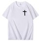 Jesus elsker dig, bror, 100% bomulds t-shirt med mønsterprint