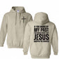 Jesus Pattern Printed Classics Hooded Sweatshirt