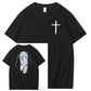 Save Me Pattern Crew Neck T-Shirt