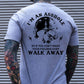 I'M AN ASSHOLE WALK AWAY Skull Print Men's T-shirt