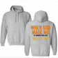 When God Made Me He Grinned And Said This'll Be Fun Pattern Classic Hoodie