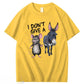 I Don't Give A Rats Ass Mouse & Donkey T-Shirt