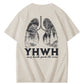 Yhwh Lung Breathing Bible Christian God Faith Jesus Art Pattern Print T-Shirt