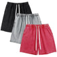 Men's Unisex Acid Wash Athletic Shorts – Cotton Drawstring with Pockets