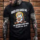 When God Made Me He Grinned And Said This'll  Be Fun Jesus Making Ceramics Pattern  Print 100%Cotton T-Shirt