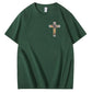 Faith Over Fear  Pattern Print 100%Cotton T-Shirt