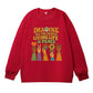 Living Life In Peace Retro Peace & Love Sweatshirt