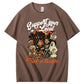 Support Your Local Trick or Treaters Pattern  Print 100%Cotton T-Shirt