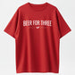 Eating For Two Beer For Three Funny Pregnancy Couple Matching T-Shirt