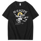 He is Rizzin' Funny Pattern Print Crew Neck T-Shirt