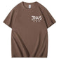 Jesus Forgive Pattern Print 100%Cotton T-Shirt