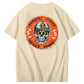 Always Tired  Never Broke Pattern Print 100%Cotton T-Shirt