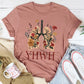 YHWH Every Breath Speak His Name Pattern Round-Neck T-Shirt