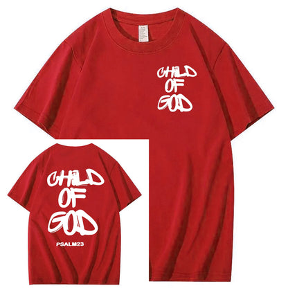 Child Of God Print Crew Neck T-Shirt