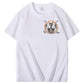Halloween Spooky Season Funny Skll Pattern  Print 100%Cotton T-Shirt