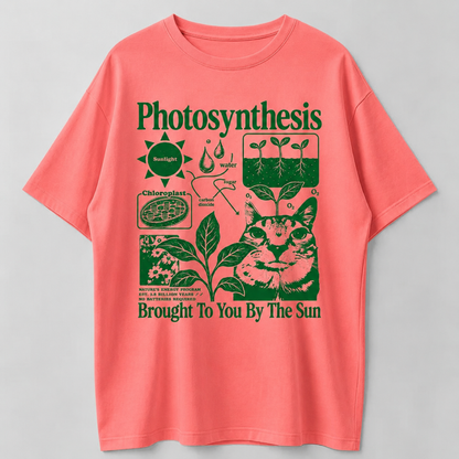 Photosynthesis Cat Shirt, Funny Science Cat Tee, Plant Lover Gift