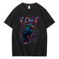 F-Caw-F Raven, gag gift, funny sarcasm shirt, Thrifty Creators, Graffiti design