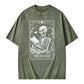 Halloween The Reader Tarot Card Unisex Washed T-shirt