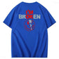 I'm Broken Skull Smile Pattern 100% Cotton T-Shirt